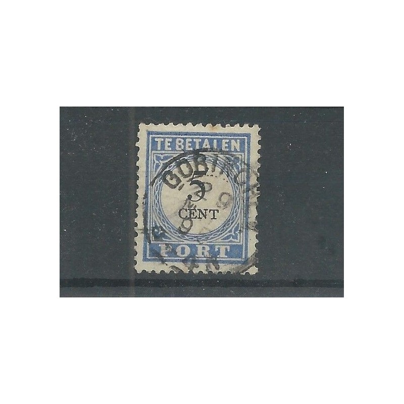 Netherlands P19 with "GORINCHEM 1896" small round cancel VFU/used CV 15+ €