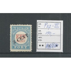 Netherlands P27-III  Postage due 1906 MNH CV 150 €