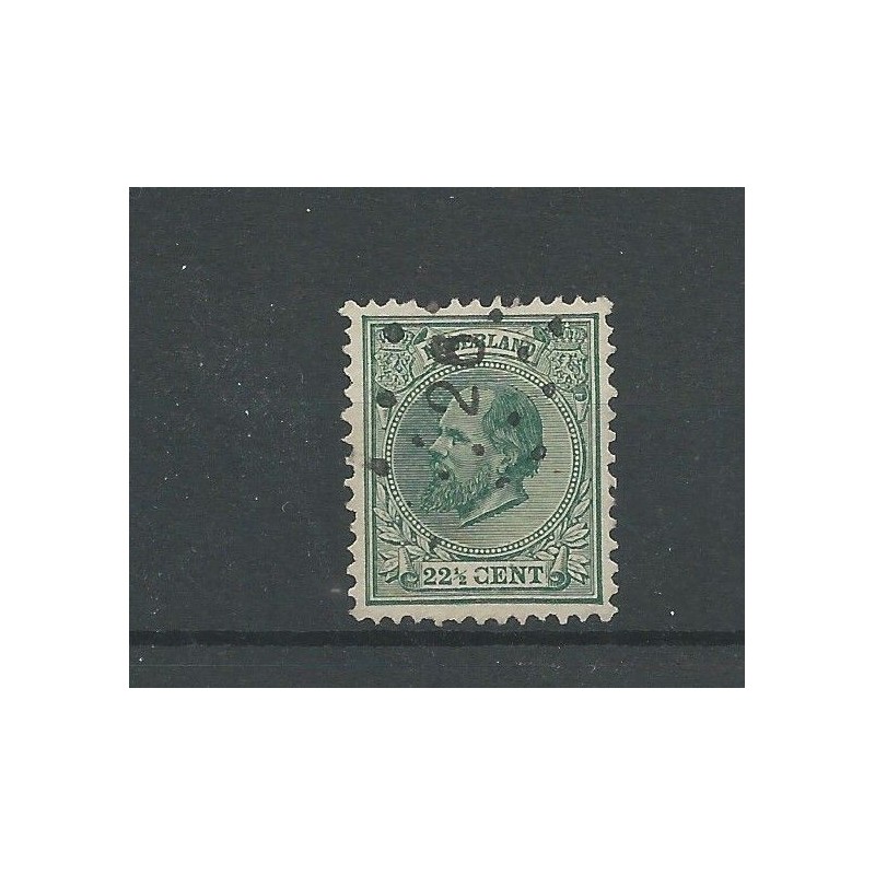 Netherlands  25 with numeral dot cancel 26  VFU/used  CV 100+ €