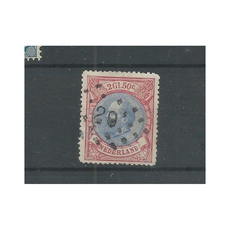 Netherlands 29 with numeral dot cancel 29 VFU/used  CV 175 €