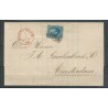 Nederland 4 op locale circulaire AMSTERDAM 1866  VFU/gebr  CV 50 €