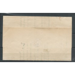 Netherlands 4 on locale circulaire AMSTERDAM 1866  VFU/used  CV 50 €