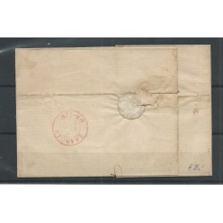 Netherlands  4 on cover HOORN-ZAANDAM1867  VFU/used  CV 100+ €