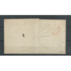 Nederland  4 paartje op brief ZWOLLE-APELDOORN 1867  VFU/gebr  CV 100+ €