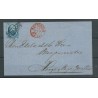 Nederland  4 op brief 1867 ROTTERDAM-HOGE ZWALUWE VFU/gebr  CV 50+ €