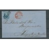 Netherlands  4 on cover 1867 ROTTERDAM-HOGE ZWALUWE VFU/used  CV 50+ €
