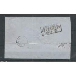 Netherlands  5 on cover 1864 ROTTERDAM-SIEGEN VFU/used  CV 50+ €