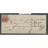 Netherlands  5 on cover 1866 ARNHEM-JEVER VFU/used  CV 50+ €