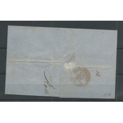 Netherlands  5 on cover 1867 ROTTERDAM-AMSTERDAM VFU/used  CV 50+ €