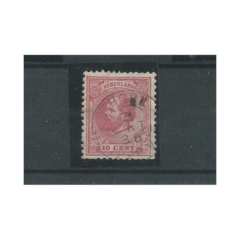 Nederland 21 met  "THORN  1886"  kleinrond  VFU/gebr  CV 12,5+ €