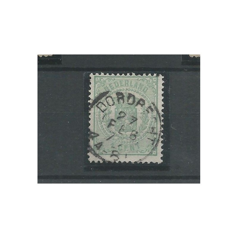 Netherlands  15  with "DORDRECHT 1877 tweeletter  VFU/used  CV 10+ €