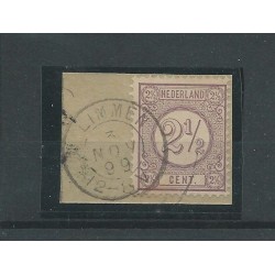 Netherlands 33 with "LIMMEN 1899"  small round cancel  VFU/used  CV 45 €