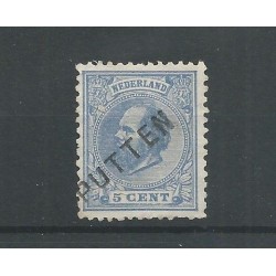 Netherlands 19 with PUTTEN straight-line cancel  VFU/used CV 10+ €