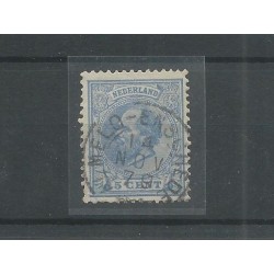 Netherlands 19 with "ALMELO-ENSCHEDE 1879" takje cancel VFU/used CV 40+ €