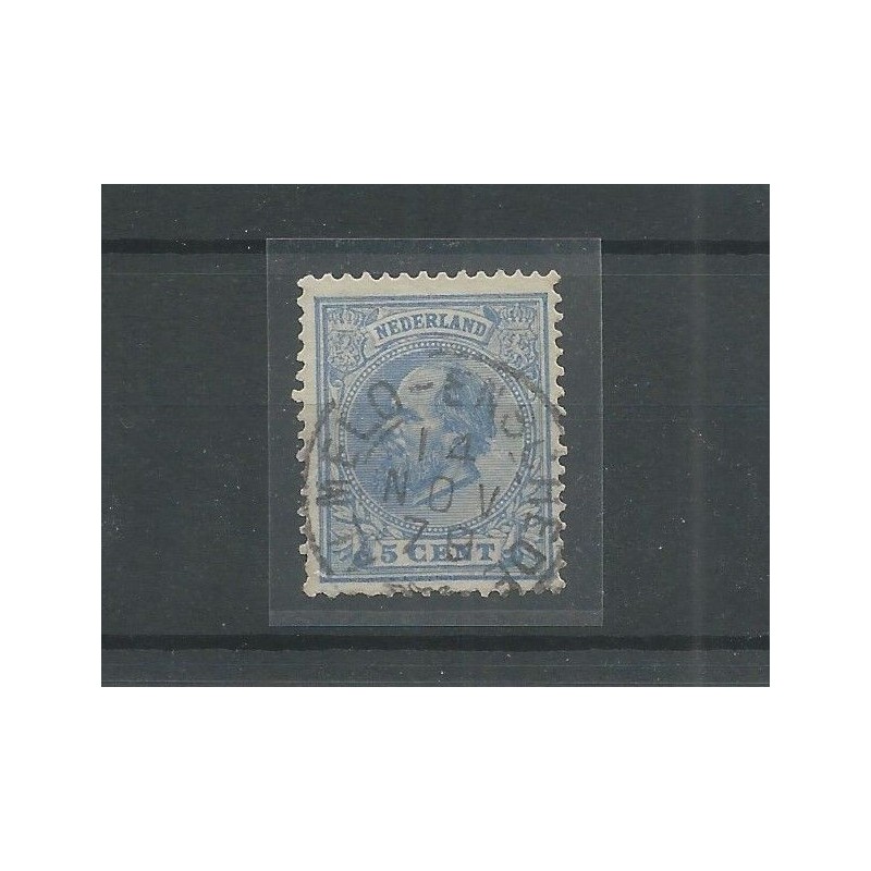 Netherlands 19 with "ALMELO-ENSCHEDE 1879" takje cancel VFU/used CV 40+ €
