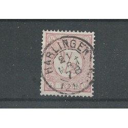 Netherlands 30 with HARLINGEN 1878 tweeletter stempel VFU/used CV 10+ €