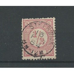 Netherlands 30 with STEENWIJK 1884 tweeletter stempel VFU/used CV 10+ €