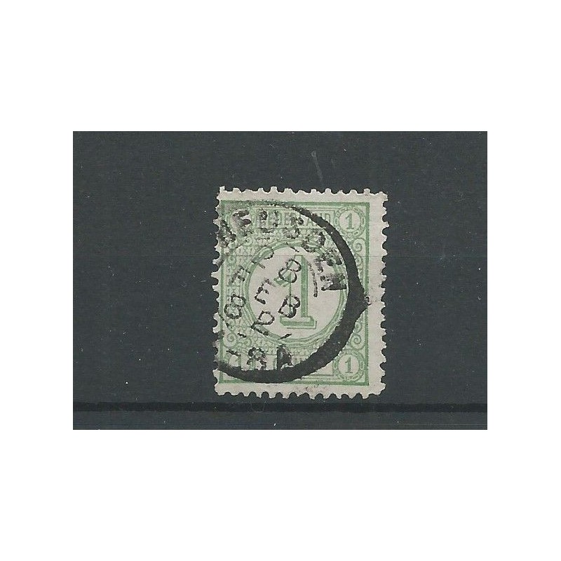 Netherlands 31 with HEUSDEN 1882 tweeletter stempel VFU/used CV 10+ €