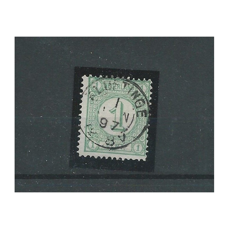 Netherlands 31 with "KLOETINGE 1897"  small round cancel  VFU/used  CV 30 €