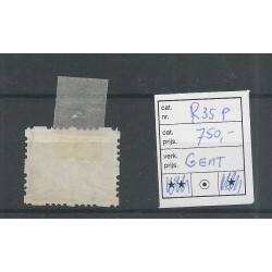 Netherlands R35P with "Gent instead of Cent" VFU/used  CV 750 €