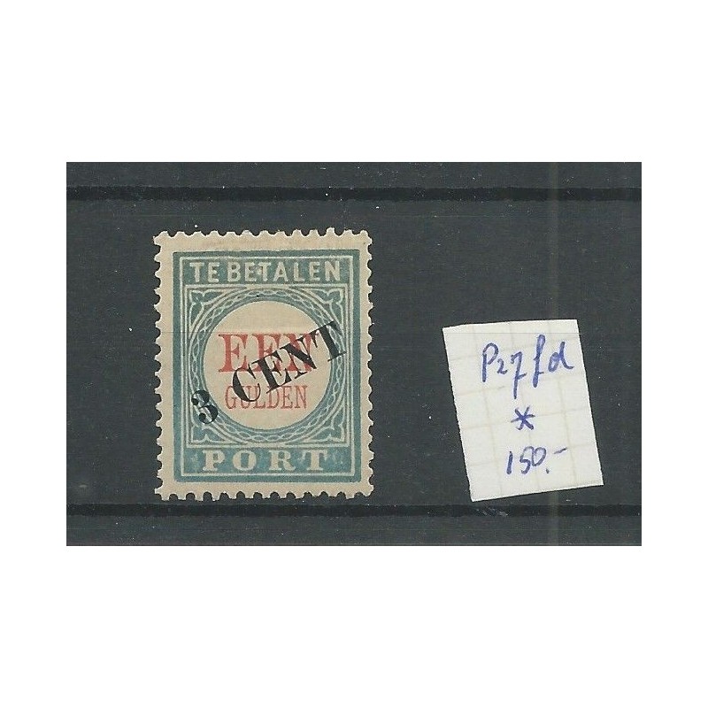 Netherlands P27fd  with "E.T"  MH/unused CV 150 €