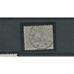 Netherlands  38 with "AMSTERDAM-14  1895" small round cancel VFU/used  CV 20+ €