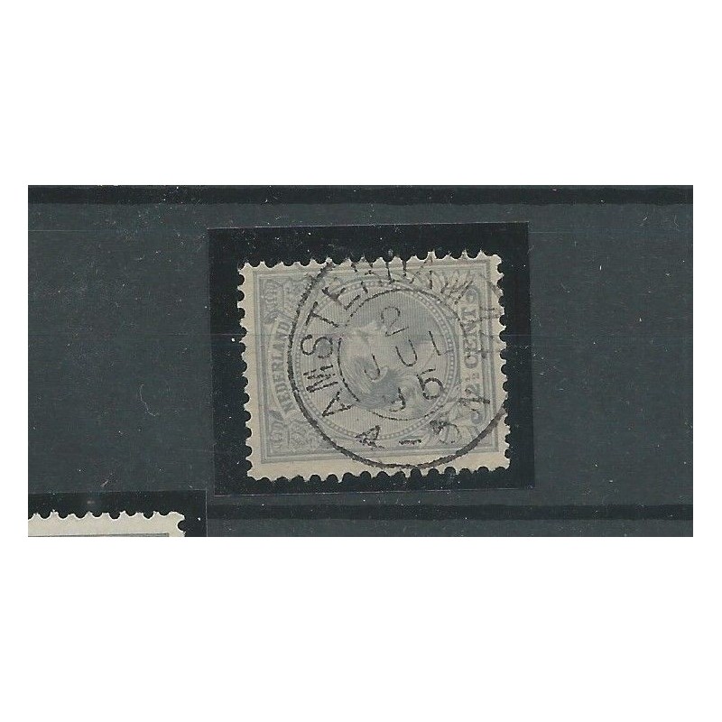 Netherlands  38 with "AMSTERDAM-14  1895" small round cancel VFU/used  CV 20+ €