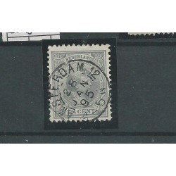 Netherlands  38 with "AMSTERDAM-12  1895" small round cancel VFU/used  CV 20+ €