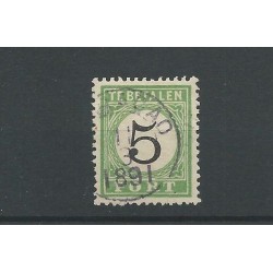 Curaçao P2-III postage due 1889 VFU/used CV 6 €