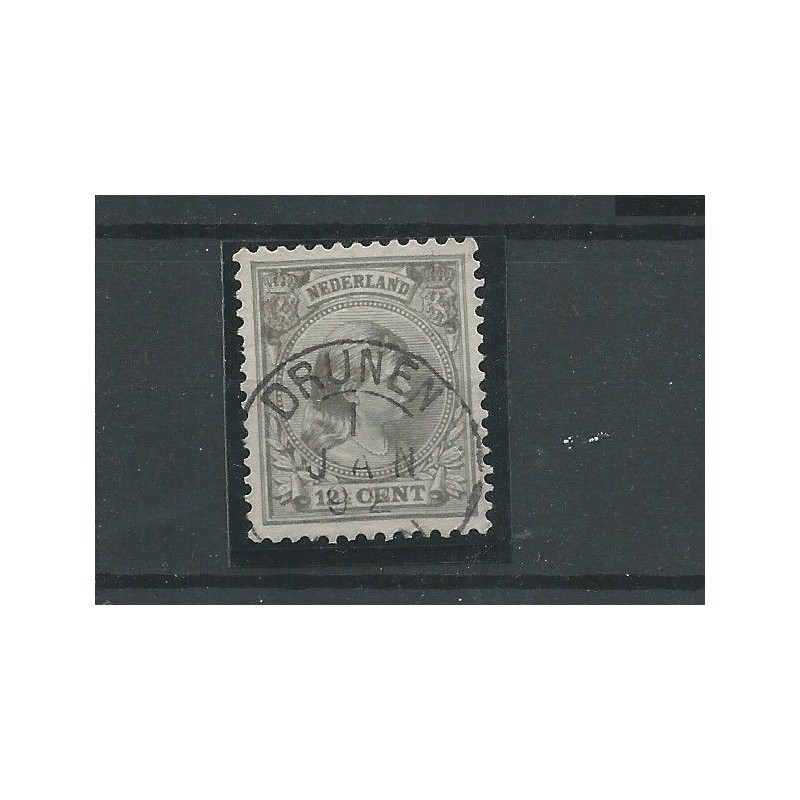 Netherlands  38 with "DRUNEN  1892" small round cancel VFU/used  CV 40 €