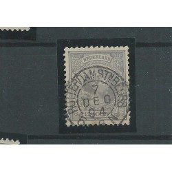 Nederland  38 met "ROTTERDAMSTNBEURS  1894" kleinrond VFU/gebr  CV 15 €