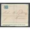 Netherlands 1o  plt V RANDZEGEL on cover lokaal AMSTERDAM  CV 80 €