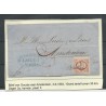 Netherlands 2q  plt X-66  randzegel on cover Gouda-Amsterdam CV 135+ €