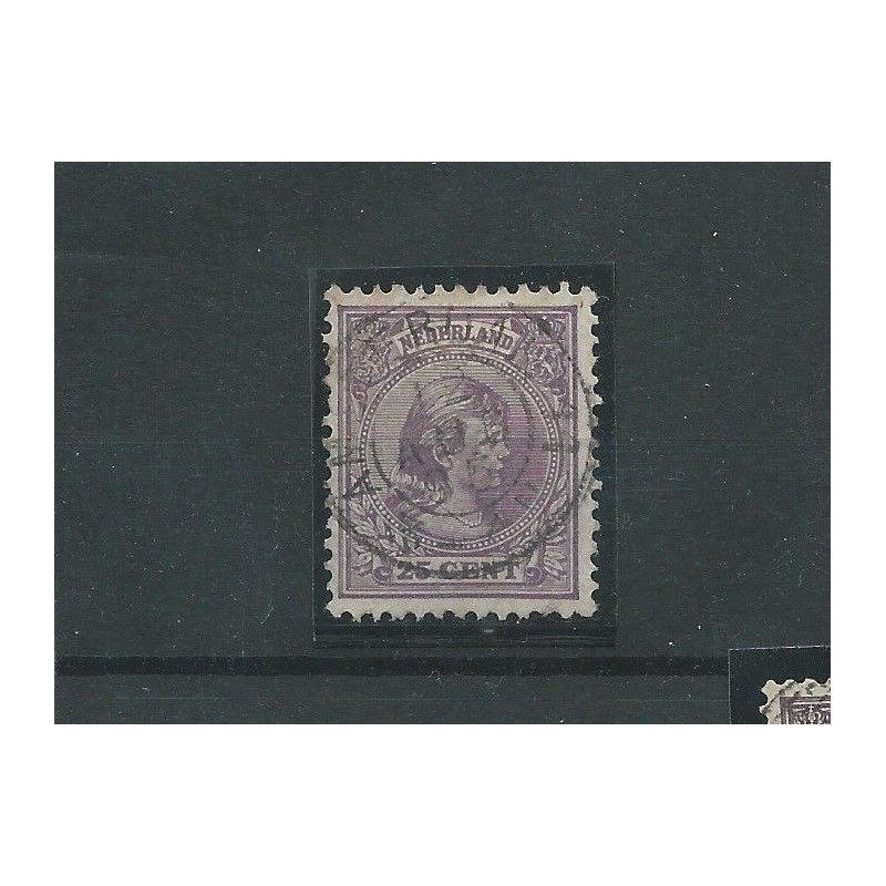 Netherlands  42 with "AMSTERDAM-11  1895" small round cancel VFU/used  CV 22+ €