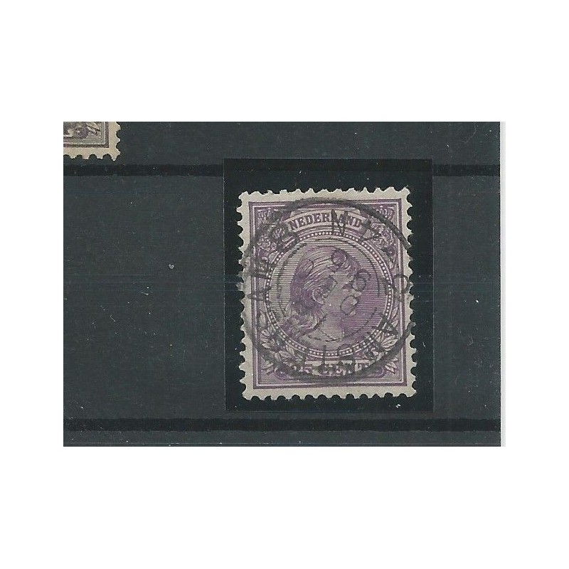 Nederland  42 met "AMSTERDAM-8  1895" kleinrond VFU/gebr  CV 18+ €