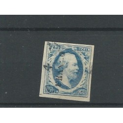 Netherlands 1b  Willem III  1852  VFU/used  CV 50 €