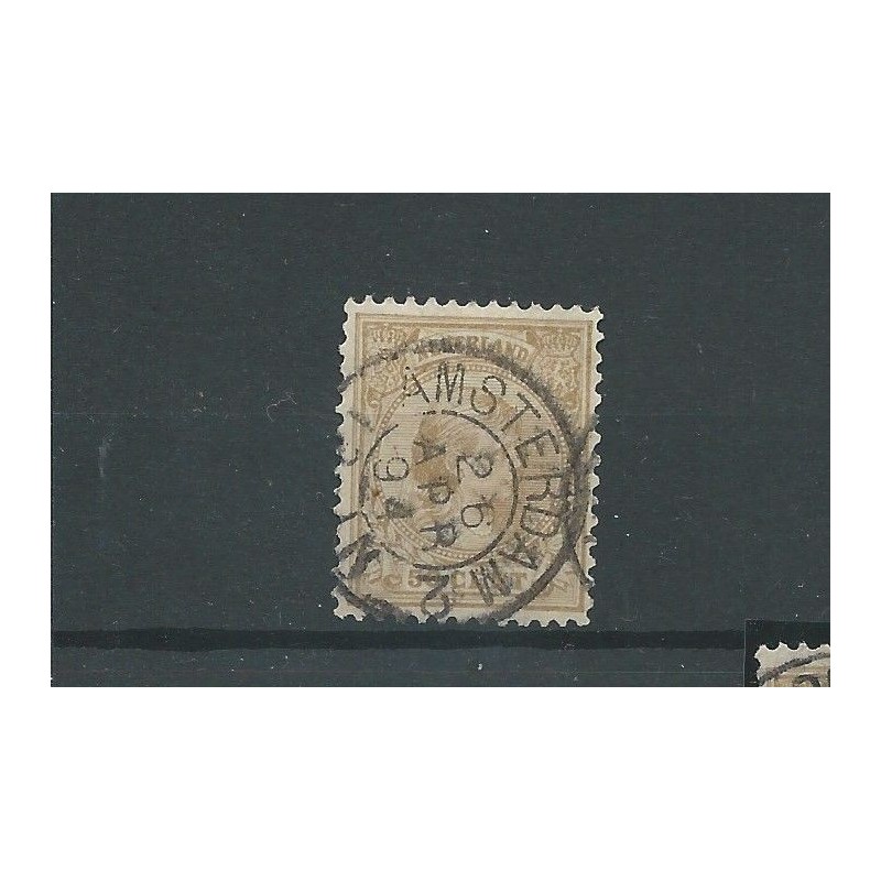 Netherlands  43 with "AMSTERDAM-2 1894" small round cancel VFU/used  CV 28,5+ €