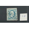 Netherlands 1o plt V   brede randen VFU/used  CV 45+ €