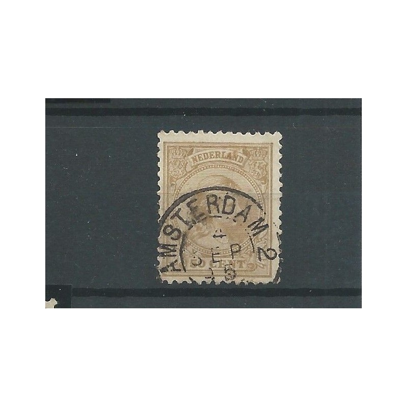 Netherlands  43 with "AMSTERDAM-2 1895" small round cancel VFU/used  CV 28,5+ €