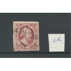 Netherlands 2d plt II   VFU/used  CV 50 €
