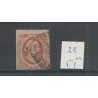 Netherlands 2e  plt III open hoekkaderlijn  VFU/used  CV 50 €