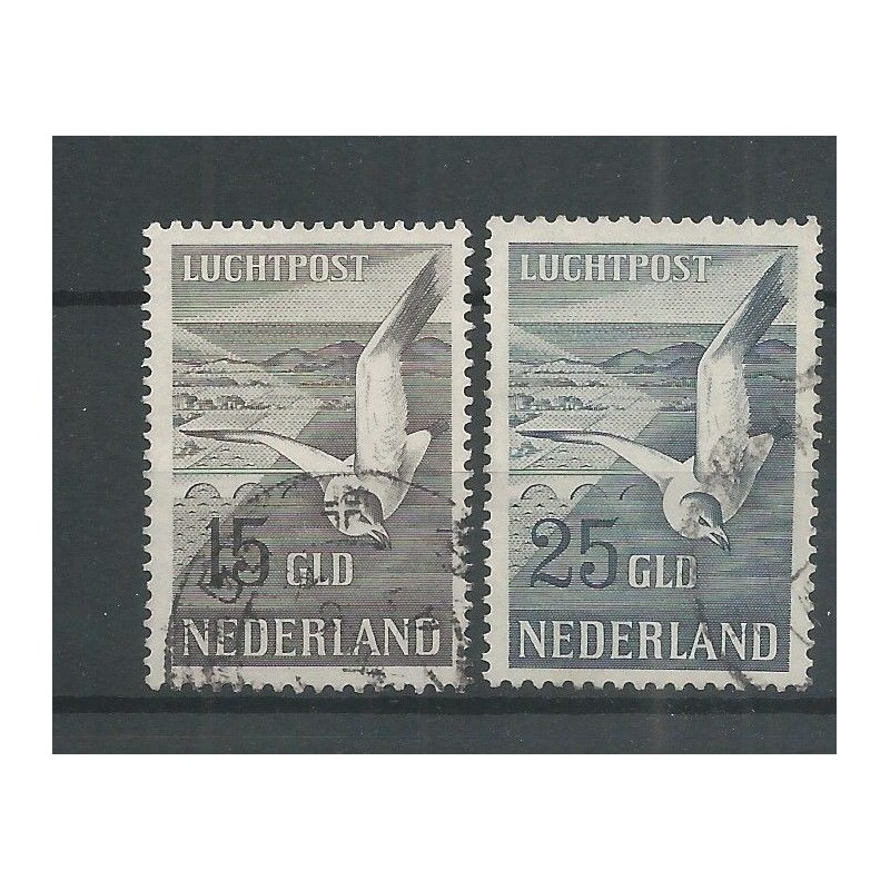 Nederland  LP12-13 Luchtpost Meeuwen  VFU/gebr  CV 250 €