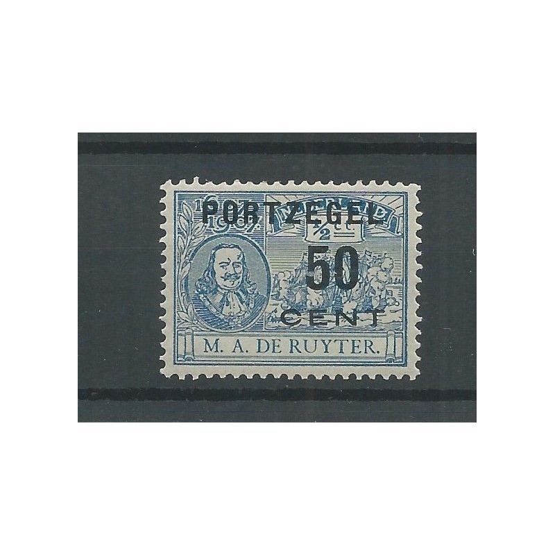 Nederland P42f  "Streepje door D"  MH/ongebr CV 195 €