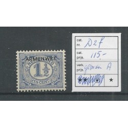Netherlands D2f Postage due "Broken A"  MH/unused CV 115 €