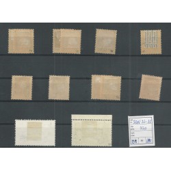 Switzerland  26-35 SDN 1932  VFU/used   CV 320  €