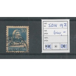 Zwitserland  19z   SDN 1924  VFU/gebr   CV 600  €