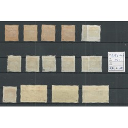 Zwitserland  1-14x BIT 1923  VFU/gebr   CV 400  €