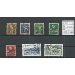 Zwitserland  25-31  BIT 1927  VFU/gebr   CV 300  €