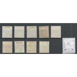 Switzerland  20-28 Sitzende Helvetia  VFU/used   CV 500 €
