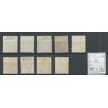 Switzerland  20-28 Sitzende Helvetia  VFU/used   CV 500 €